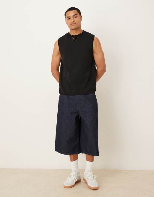 ASOS DESIGN – Strick-Trägertop in Schwarz mit Rundhalsausschnitt, 2 von 5