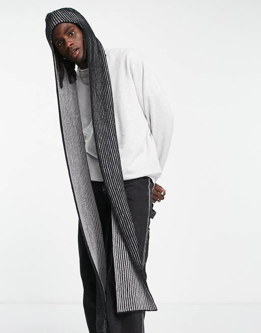 ASOS DESIGN – Strickmütze mit bunten Streifen