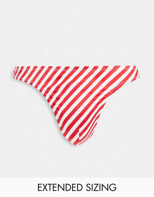 ASOS DESIGN - String à rayures façon sucre d'orge