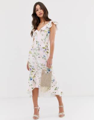 midi flowery dress