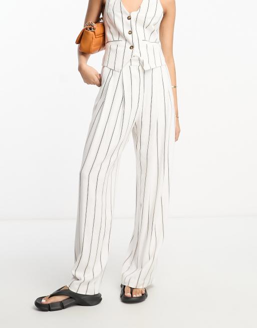 Asos store striped trousers