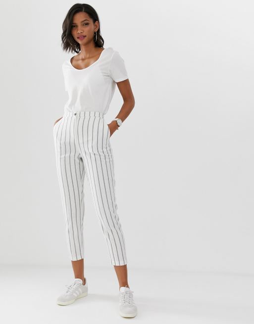 Striped hot sale pants asos