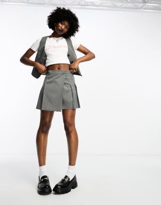 White pleated skirt clearance asos