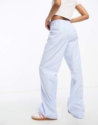 Striped store pants asos