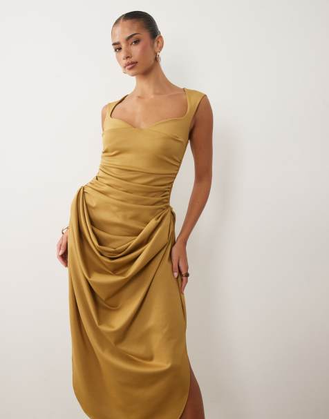 asos homecoming dresses Simple A-Line Satin Blue Short Prom Dress, Blue Dress US 10 / Custom Color and elegant cut Satin Champagne Asos Homecoming Dresses