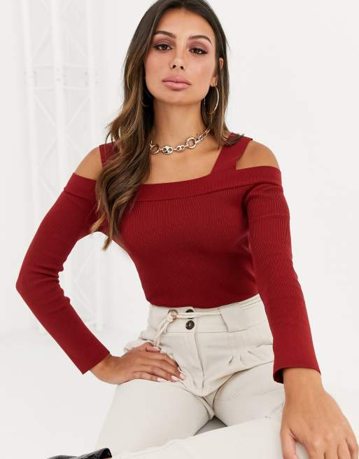 Bardot cold sale shoulder top