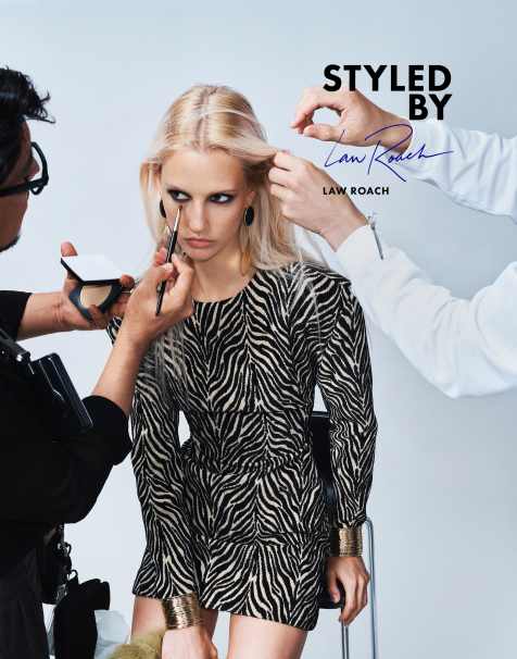 ASOS DESIGN structured extreme shoulder mini dress in zebra animal jacquard - view 1