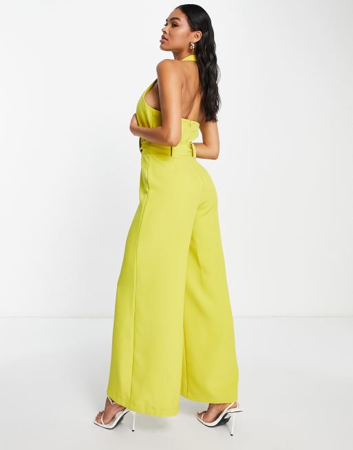 Asos store yellow jumpsuit