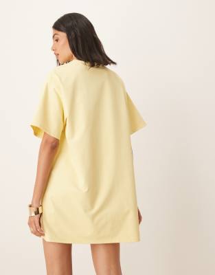 Asos Design Structured Oversized T-shirt Mini Dress