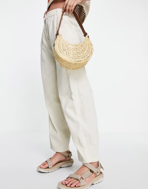 Asos rattan online bag