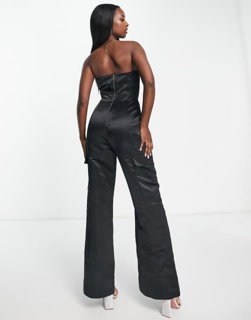 Asos store silk jumpsuit