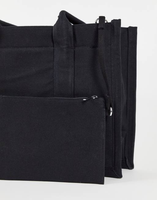 ASOS Design Easy Tote Bag in Black