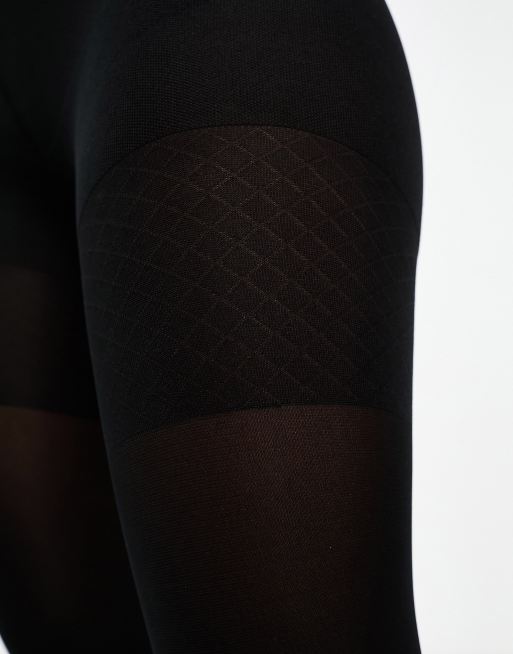ASOS DESIGN – Strumpfhose in Schwarz mit Stützfunktion an Po, Bauch und Oberschenkeln, 40 Denier, 4 von 4