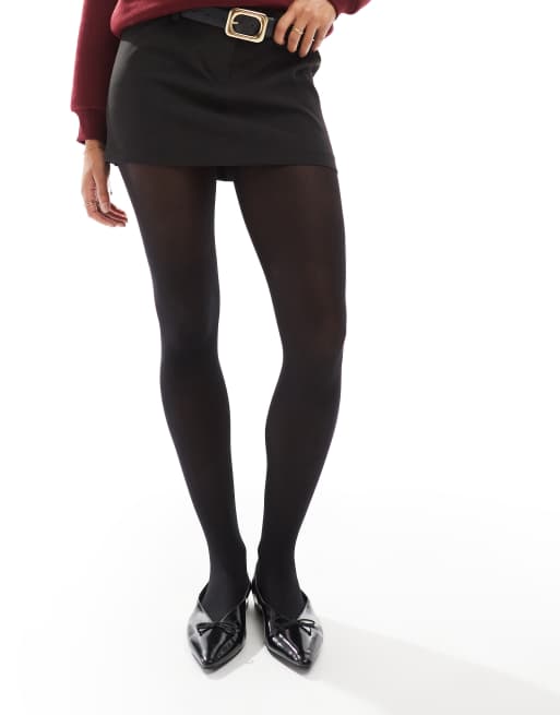 ASOS DESIGN – Strumpfhose in Schwarz mit Stützfunktion an Po, Bauch und Oberschenkeln, 40 Denier , 3 von 3