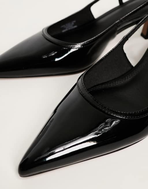 Asos patent cheap leather shoes