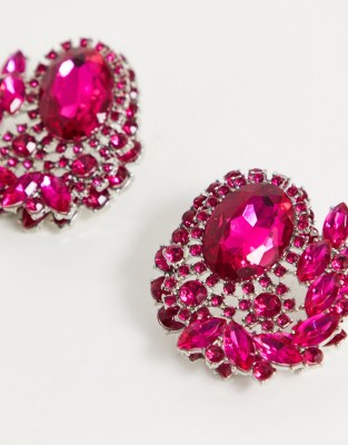 pink earrings asos