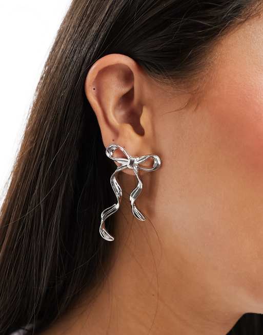 Earrings on sale design silver