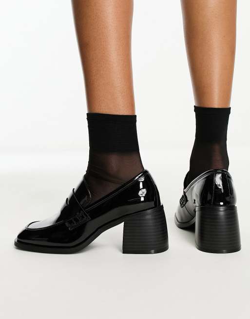 Asos patent store loafers