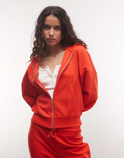 ASOS DESIGN - Conjunto rojo de tejido entrelazado, 3 de 4