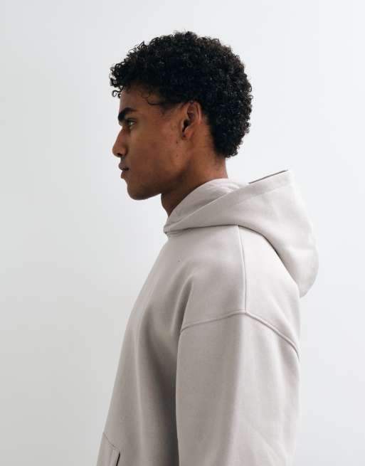 ASOS DESIGN - Sudadera con capucha extragrande con gran estampado pigmentado en la espalda, 3 de 5