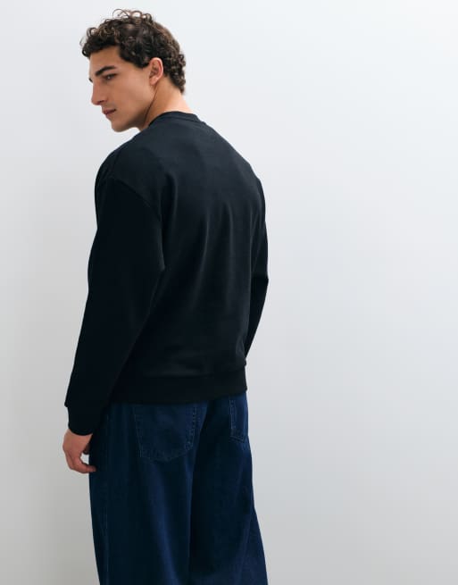 ASOS DESIGN sudadera holgada con estampado Pokemon Kanto en negro, 5 de 5