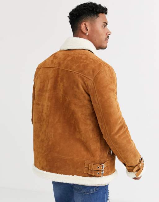 Asos mens hot sale suede jacket