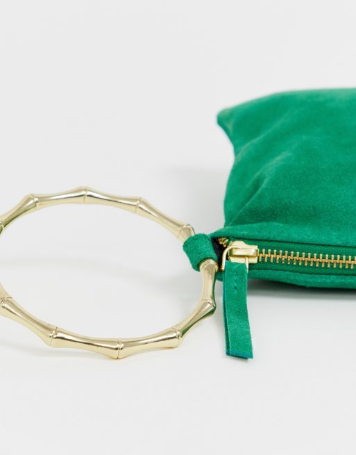 Green clutch bag discount asos