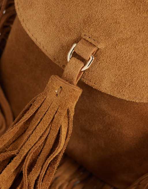 asos suede mini backpack with fringing BP11 - Sotto Western Tool and discreet crossbody strap rings Asos 2025 Asos Edition Extreme