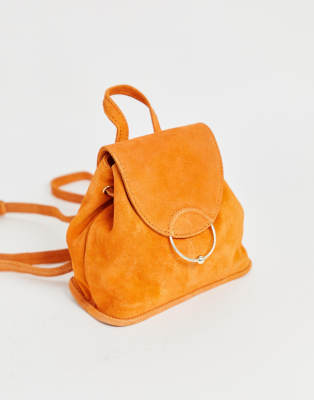 suede mini backpack