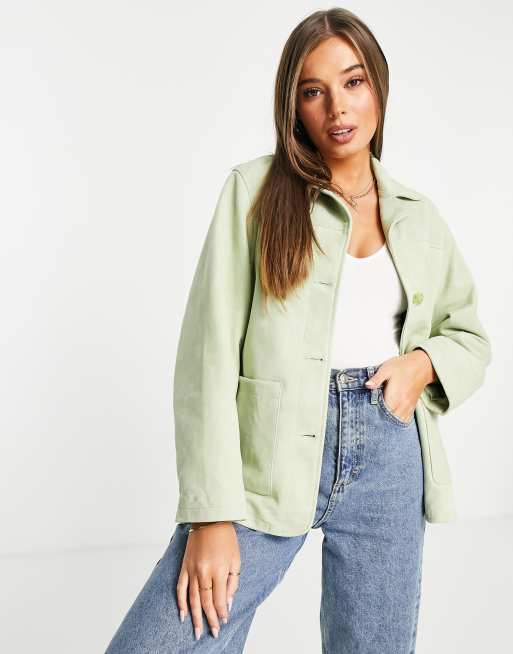 Asos design utility sale washed cotton jacket