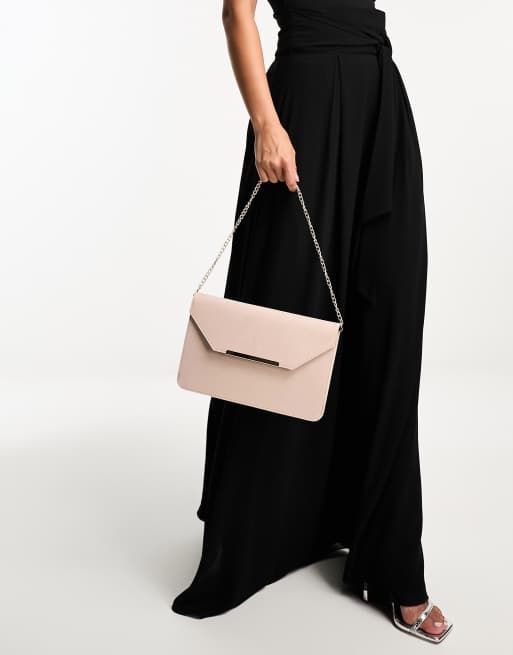 Asos cream clutch discount bag