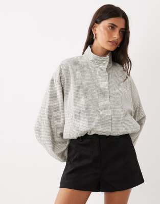 Asos Design Suedette Micro Shorts In Black
