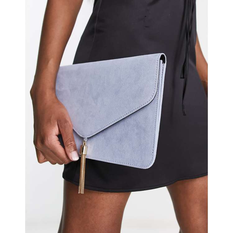 Grey clutch bag asos sale