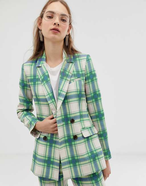 ASOS DESIGN Suit in printed Check, 2 of 3