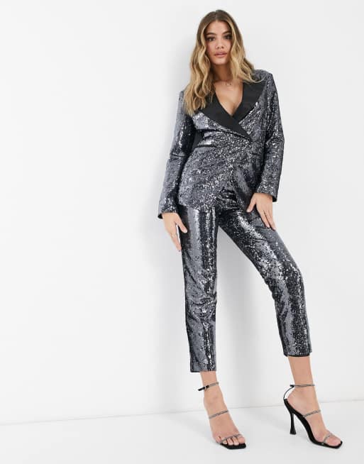 Asos best sale sequin suit