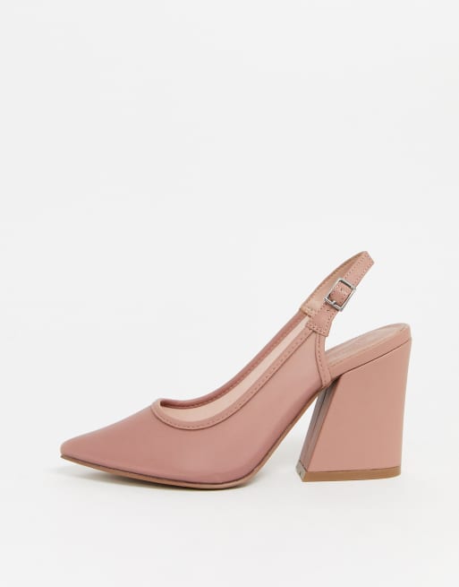 Blush 2025 slingback heels