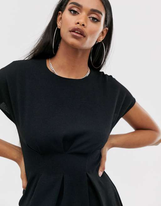 ASOS DESIGN – Sukienka midi z zaszewkami w talii, 3 z 4
