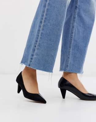 asos mid heel shoes