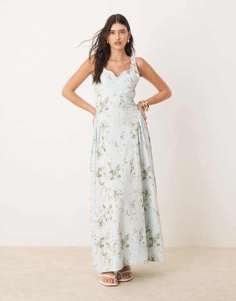 ASOS DESIGN summer maxi dress with full skirt in floral print - view 1