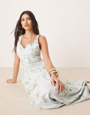 Asos Design Summer Maxi Dress With Full Skirt