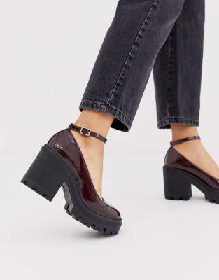 ASOS Outage Chunky Heels in Black