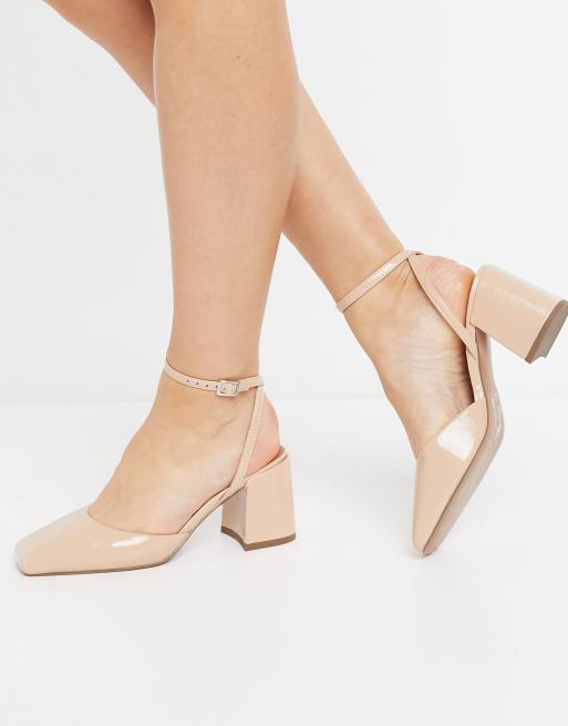 Asos nude block clearance heels