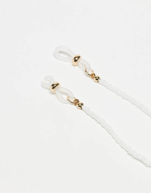 ASOS DESIGN sunglasses chain with faux pearl and beaded fruit design, 3 of 4