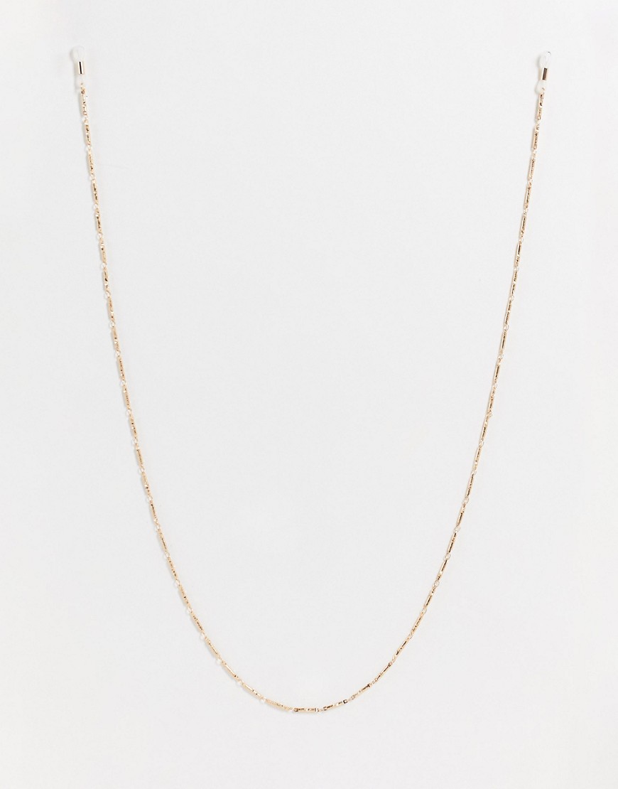 ASOS DESIGN sunglasses chain with fine gold detail