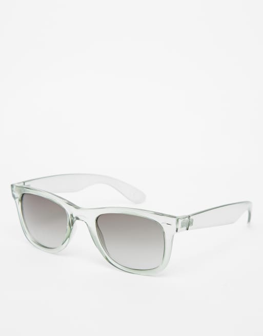 Clear wayfarer outlet