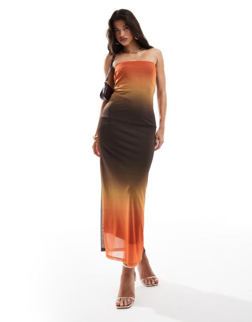 bloomingdales formal dresses long Flowy Long A-Line Prom Dress with Sheer Lace-Up Corset Sage Green / 2 main image 1