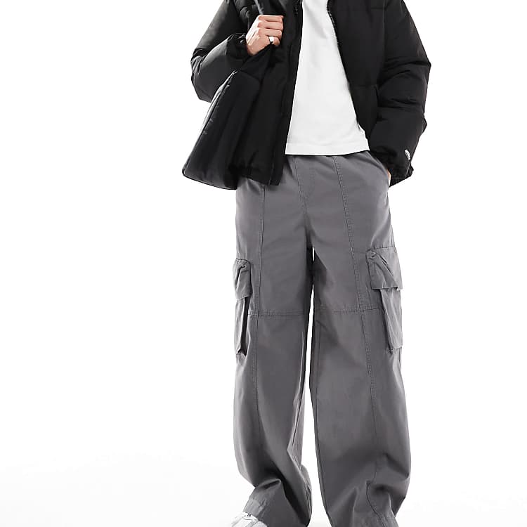 ASOS DESIGN super baggy cargo pants with panel details in ASOS DESIGN super baggy cargo pants with panel details in