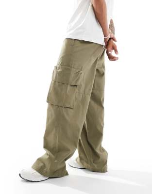 GRANCY ZipDesign CargoPants カーキMサイズ GRANCY】ZipDesign CargoPants / ジップデザイン カーゴパンツ
