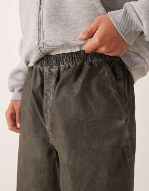ASOS DESIGN - Super baggy cargobroek in zwart met wassing, 5 van 5