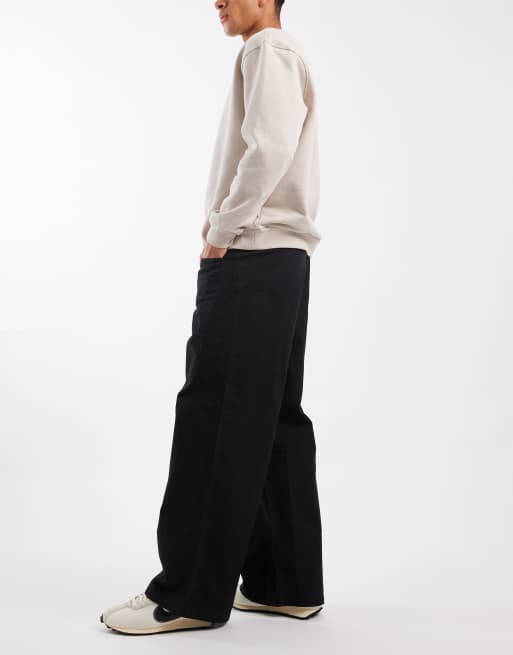 ASOS DESIGN - Super baggy cargobroek in zwart, 3 van 5